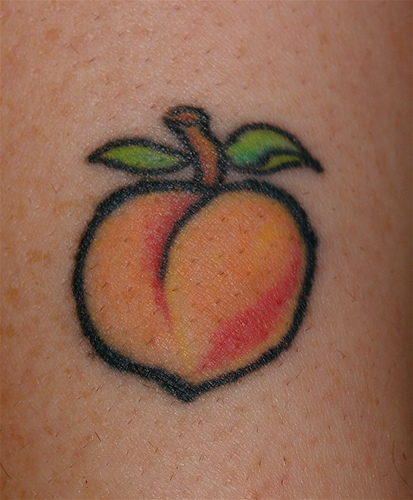 peach tattoos